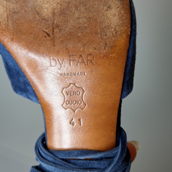 Suede Lace Up Heels, 41 (9.5/10), PRICE FIRM! - Picture 8 of 10